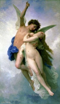 Psyche et LAmour William Adolphe Bouguereau nude Oil Paintings
